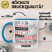 Tierverhaltensforscherin Geschenk Becher Tasse Gott Schuf Alle Menschen Gleich Nur Die Besten Durfeten Tierverhaltensforscherin Werden Geschenkidee Lustig Blau Trendation