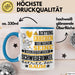 Schwiegeronkel Geschenk Tasse Lustiger Spruch Erheben Sie Sich Der Schwiegeronkel Betritt den Raum Blau Trendation