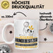 Hundebesitzer Geschenk Tasse Ich Bin Hundebesitzer Aber Sag Doch Einfach Superheld Lustige Geschenkdiee für Hundebesitzer Kaffee-Becher Weiß Trendation