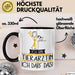 Geschenk für Tierärztin Tasse Lustige Geschenkidee Geburtstag Ich Bin Tierärztin Ich Darf Das Trendation