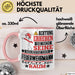 Feuerwehrmann Geschenk Tasse Lustiger Spruch Erheben Sie Sich Der Feuerwehrmann Betritt den Raum Rosa Trendation