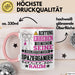 Spaziergänger Geschenk Tasse Lustiger Spruch Erheben Sie Sich Der Spaziergänger Betritt den Raum Rosa Trendation