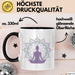 Yoga Liebhaber Tasse Geschenkidee für Zen Posen Suchende Trendation