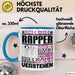 Rapper Geschenk Kaffee-Tasse Geschenkidee für Rapper Ich Bin Rapper Ich Kann Es Dir Erklären Jedoch Nicht Für Dich Verstehen Spruch Lustig Blau Trendation
