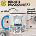 Geschenk für Musikjournalistin Tasse Lustige Geschenkidee Geburtstag Ich Bin Musikjournalistin Ich Darf Das Blau Trendation