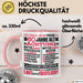 60 Jahre Tasse Geschenk Witziger Spruch Geburtstag Lustige Geschenkidee Rosa Trendation