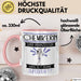Chemikerin Und Prinzessin Tasse Geschenk Für Eine Chemikerin Geburtstag Was Ist Deine Superkraft Rosa Trendation