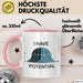 Physiker Tasse Geschenk Ich habe Potenzial Wissenschaft Rosa Trendation