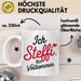 Steffi Tasse Geschenk Ich Bin Vollkommen Steffi Geschenkidee Geburtstag Weiß Trendation