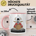 Drummer Schlagzeug-Spieler Geschenk Tasse Geschenkidee Kaffee-Becher Schlagzeuger Mond Grafik Rosa Trendation