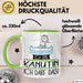 Geschenk für Kanutin Tasse Lustige Geschenkidee Geburtstag Ich Bin Kanutin Ich Darf Das Grün Trendation