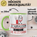 Journalistin Geschenk Tasse Becher Die Frau Die Allen Kann Geschenkidee für eine Journalistin Lustig Grün Trendation