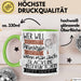 Slackline-Instruktorin Tasse Geschenk Spruch Wer Will Schon Prinzessin Sein Wenn Man Auch Slackline-Instruktorin Sein Kann Grün Trendation