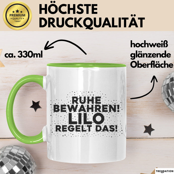 Lilo Tasse Ruhe Bewahren! Lilo Regelt Das! Geschenk