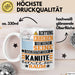 Kanute Geschenk Tasse Lustiger Spruch Erheben Sie Sich Der Kanute Betritt den Raum Weiß Trendation