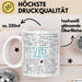 Wurzel aus 121 Tasse Geschenk Mathe Fan 11. Geburtstag Humorvoll Weiß Trendation