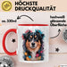 Appenzeller Sennenhund Hund Tasse Geschenk Lustige Geschenkidee Spruch Rot Trendation
