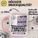 Paintballspieler Geschenk Tasse Lustiger Spruch Erheben Sie Sich Der Paintballspieler Betritt den Raum Rosa Trendation