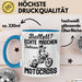 Motocross Tasse Geschenk Mädchen Frauen Balett Echte Mädchen Fahren Motocross Becher Blau Trendation