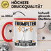 Trompeter Tasse Geschenk für Trompeter Der Mann Der Alles Kann Geschenkidee zum Geburtstag Rot Trendation