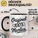 Marlies Tasse Geschenk Original 100% Marlies Geschenkidee Geburtstag Schwarz Trendation