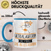 Ultraläuferin Geschenk Tasse Becher Die Frau Die Allen Kann Geschenkidee für eine Ultraläuferin Lustig Blau Trendation