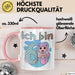 6. Geburtstag Mädchen Geschenk Meerjungfrau Geschenk Tasse für Mädchen Nymphe Nixe Becher Grafik Rosa Trendation