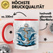 Seemann Tasse Geschenk Lustige Geschenkidee Spruch Für Ozean Liebhaber Rot Trendation