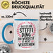 Steffi Tasse Geschenk Das Ist Ein Steffi Ding Geschenkidee Geburtstag Blau Trendation