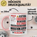 Marathonläufer Geschenk Tasse Lustiger Spruch Erheben Sie Sich Der Marathonläufer Betritt den Raum Rosa Trendation