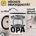 Neffe Opa Geschenk Tasse Geschenkidee für Besten Opa Die Meisten Menschen Rufen Mich Beim Namen Aber die Wichtigen Nennen Mich Opa Kaffee-Becher Schwarz Trendation