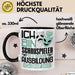 Schauspieler Ausbildung Tasse Geschenk Ich Bin Schauspieler In Der Ausbildung Ich Darf Das Geschenkidee Spruch Schwarz Trendation