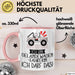 Geschenk für Geländewagenfahrerin Tasse Lustige Geschenkidee Geburtstag Ich Bin Geländewagenfahrerin Ich Darf Das Rosa Trendation