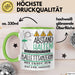 Balletttänzerin Tasse Geschenk Lustig Abstand Halten Hochleistungs-Balletttänzerin Mit Drang Zur Perfektion Bei Der Arbeit Grün Trendation