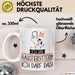 Geschenk für Haustiersitterin Tasse Lustige Geschenkidee Geburtstag Ich Bin Haustiersitterin Ich Darf Das Weiß Trendation
