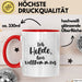 Hilde Tasse Ich Hilde, Bin Vollkommen Geschenk Rot Trendation