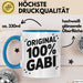 Gabi Tasse Geschenk Original 100% Gabi Geschenkidee Geburtstag Blau Trendation