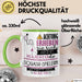 Squash-Spielerin Tasse Geschenk Lustiger Spruch Bitte Erheben Sie Sich Seine Majestät Die Squash-Spielerin Betritt Den Raum Grün Trendation