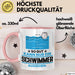 Schwimmer Geschenk Tasse So Gut Kann Nur Ein Schwimmer Aussehen Geschenkidee Kaffee-Becher Rosa Trendation