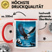 Adler Vogel Tasse Geschenk Lustige Geschenkidee Spruch Rot Trendation