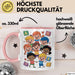 Kindergarten Lehrer Tasse Geschenk Lustige Geschenkidee Spruch Für Kleine Lernende Rosa Trendation
