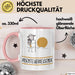 Geschenk für Abenteuerreisende Tasse Lustige Geschenkidee Geburtstag Ich Bin Abenteuerreisende Ich Darf Das Rosa Trendation