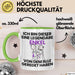 Enkel Geschenk Tasse Lustige Geschenkidee Geburtstag für Enkel Ich Bin Dieser Legendäre Enkel Von Dem Alle Geredet Haben Kaffee-Becher Grün Trendation