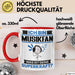 Musikfan Tasse Geschenk für Musikfan Geburtstag Lustiger Spruch Kaffee-Becher Was Ist Deine Superkraft Rot Trendation
