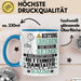 Rettungssanitäter Geschenk Tasse Lustiger Spruch Erheben Sie Sich Der Rettungssanitäter Betritt den Raum Blau Trendation