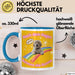 Meme Tasse Geschenk Lustiger Becher Hund Nach Dem Regen Kommt Die Sonne Blau Trendation