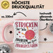 Stricken Stricker Tasse Geschenk Lustige Geschenkidee Spruch Ist Wie Zaubern Mit 2 Zauberstäben Rosa Trendation