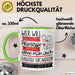 Haustier-Tätowiererin Tasse Geschenk Spruch Wer Will Schon Prinzessin Sein Wenn Man Auch Haustier-Tätowiererin Sein Kann Grün Trendation