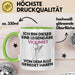 Violinist Geschenk Tasse Lustige Geschenkidee Geburtstag für Violinist Ich Bin Dieser Legendäre Violinist Von Dem Alle Geredet Haben Kaffee-Becher Grün Trendation
