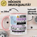 Taucherin Tasse Geschenk Lustiger Spruch Bitte Erheben Sie Sich Seine Majestät Die Taucherin Betritt Den Raum Rosa Trendation